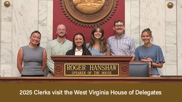 2025 Clerks - WV House of Delegates