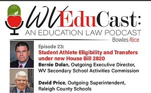 WVEduCast Episode 23:  Student Athlete Eligibility and Transfers under new House Bill 2820