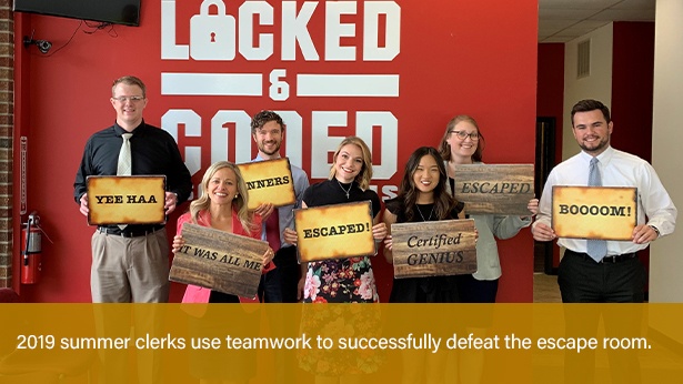 Summer Clerks 2019 Slide - Escape Room